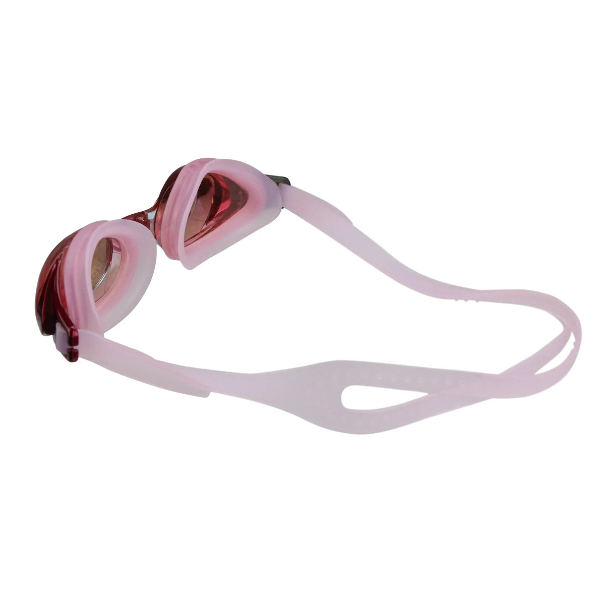 Central Mirrored Pink Swimming Goggles Pool 7" Competition