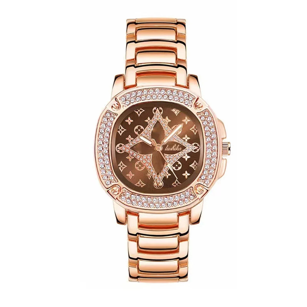 Gold Gift Watch Back RICHPORTS Tone Supplies Christmas Sale Day To Bracelet Rose School Women's