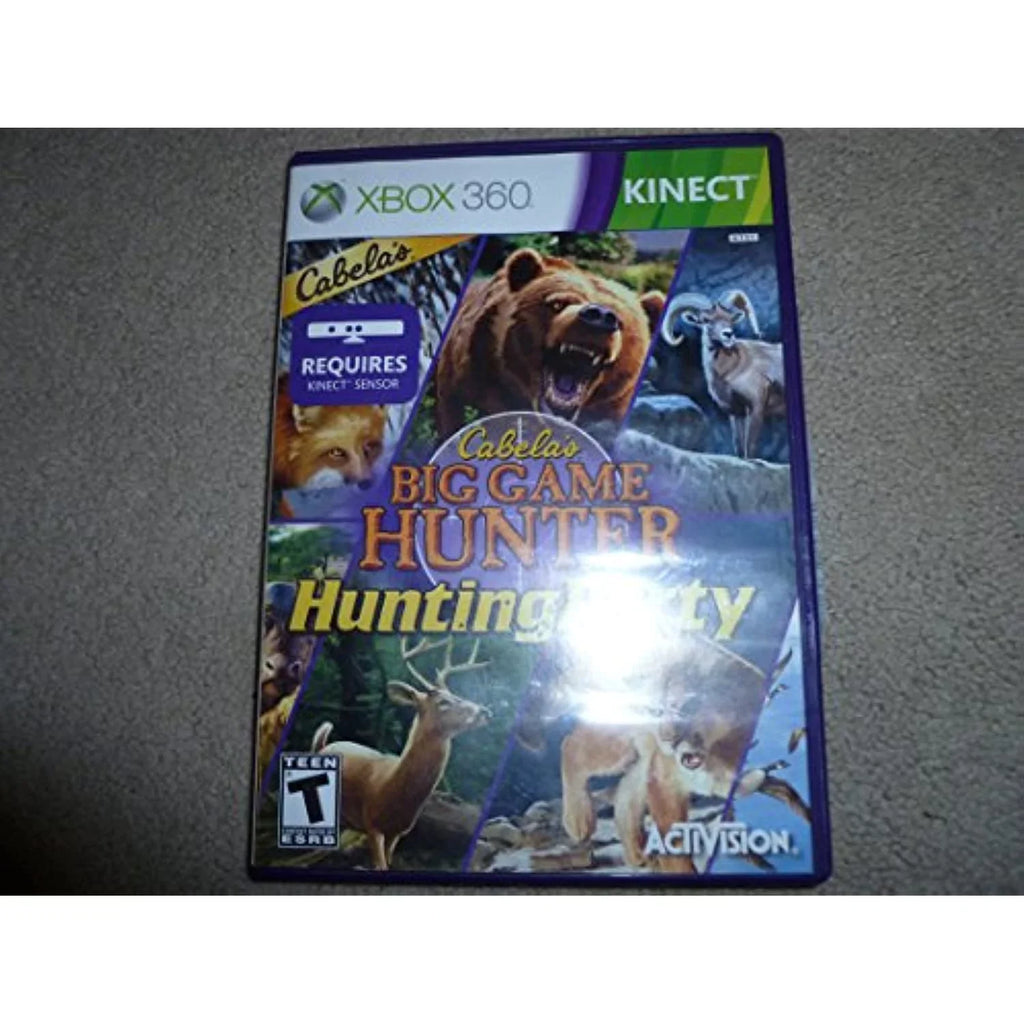 Hunter: Only Game Video Hunting Game Kinect Game 360 Cabelas Big Party Xbox