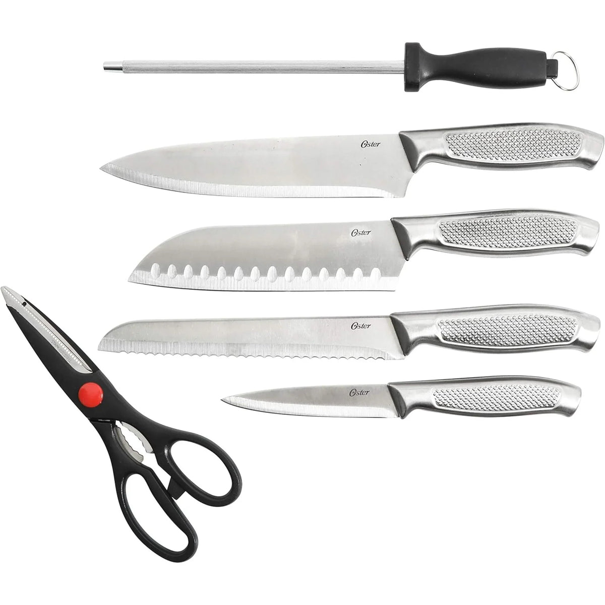 Stainless pc Steel Set Edgefield Oster mm - 14 1.8/1.5 - Cutlery