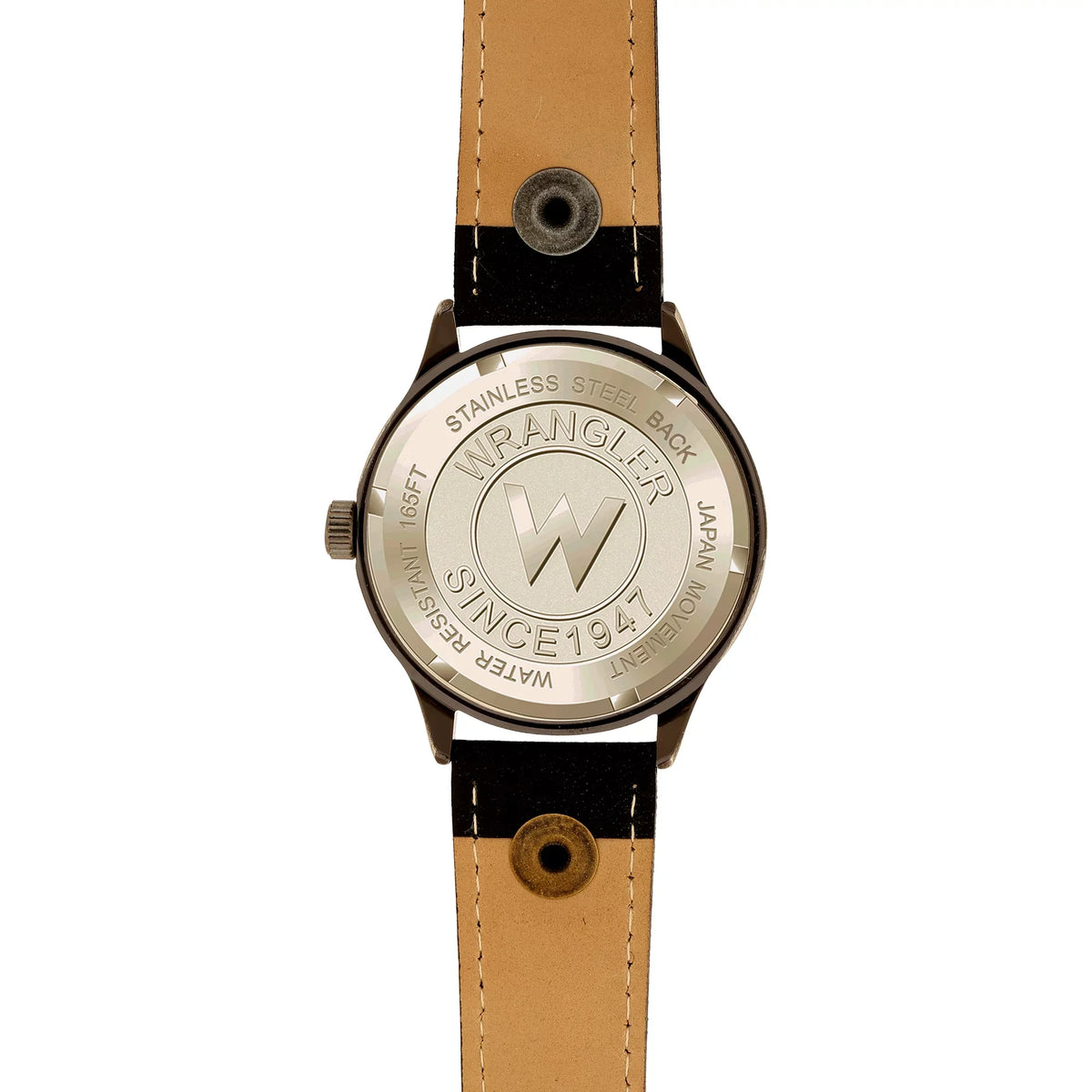 Watch Dial, Blue Wrangler 40mm Strap Black