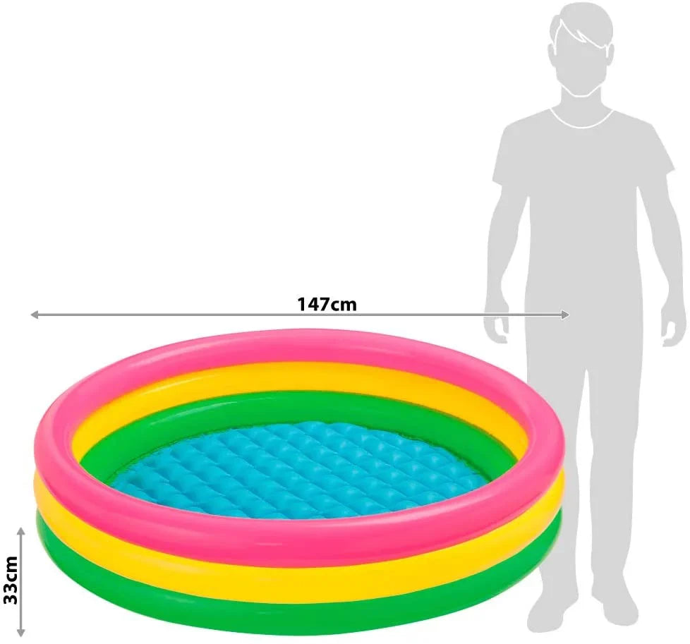 splash Intex x Glow Sunset with a 58in Make Each 13in this Pool the, summer