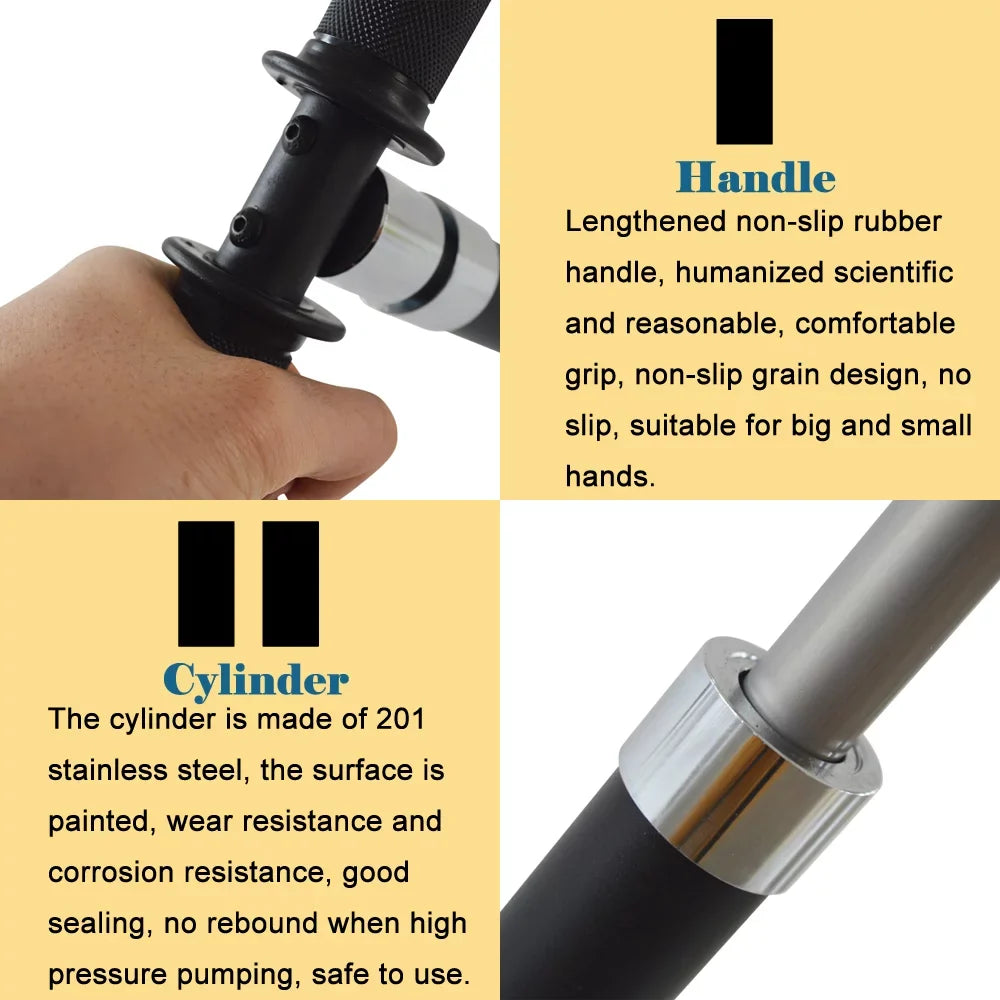 5800PSI Inflator Hunting Techtongda High Four PCP Operated Pressure Air Stage Pump Hand
