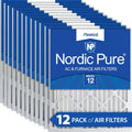 Pleated Nordic Air 12 12 Pack 18x25x2 MERV Pure Filters