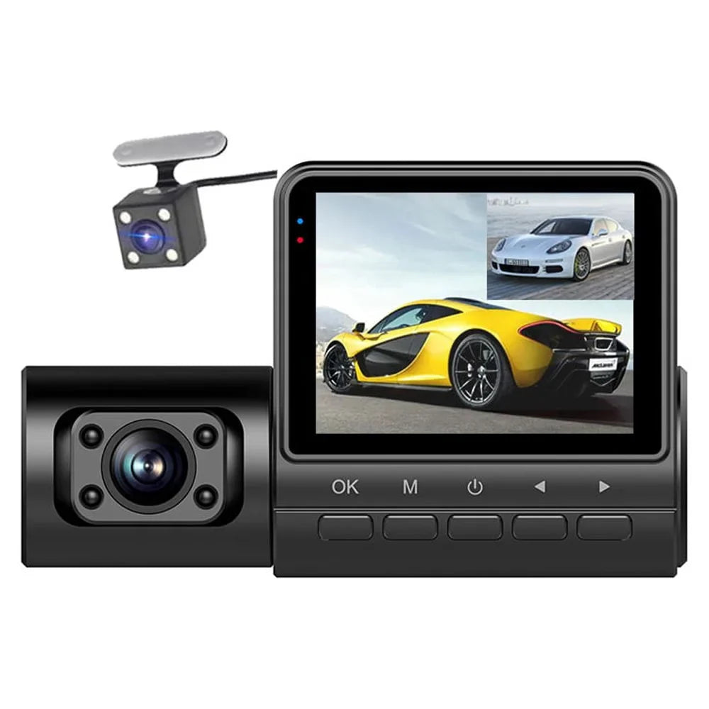 Dash Clear Camcorder Video Camera Cameras Recording Mirror Car 2in 3 Safety Recorder Auto Car Rearview Pinnaco