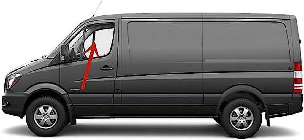 Door Benz Models Van Left 2009-2018 Mercedes Window Driver Glass Compatible with Sprinter Door Front