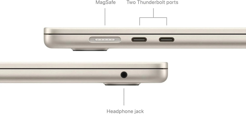 '- 8-core and CPU Laptop_MacBookAir Starlight 8GB, 512GB 10-core SSD GPU, M3with 15" 2024