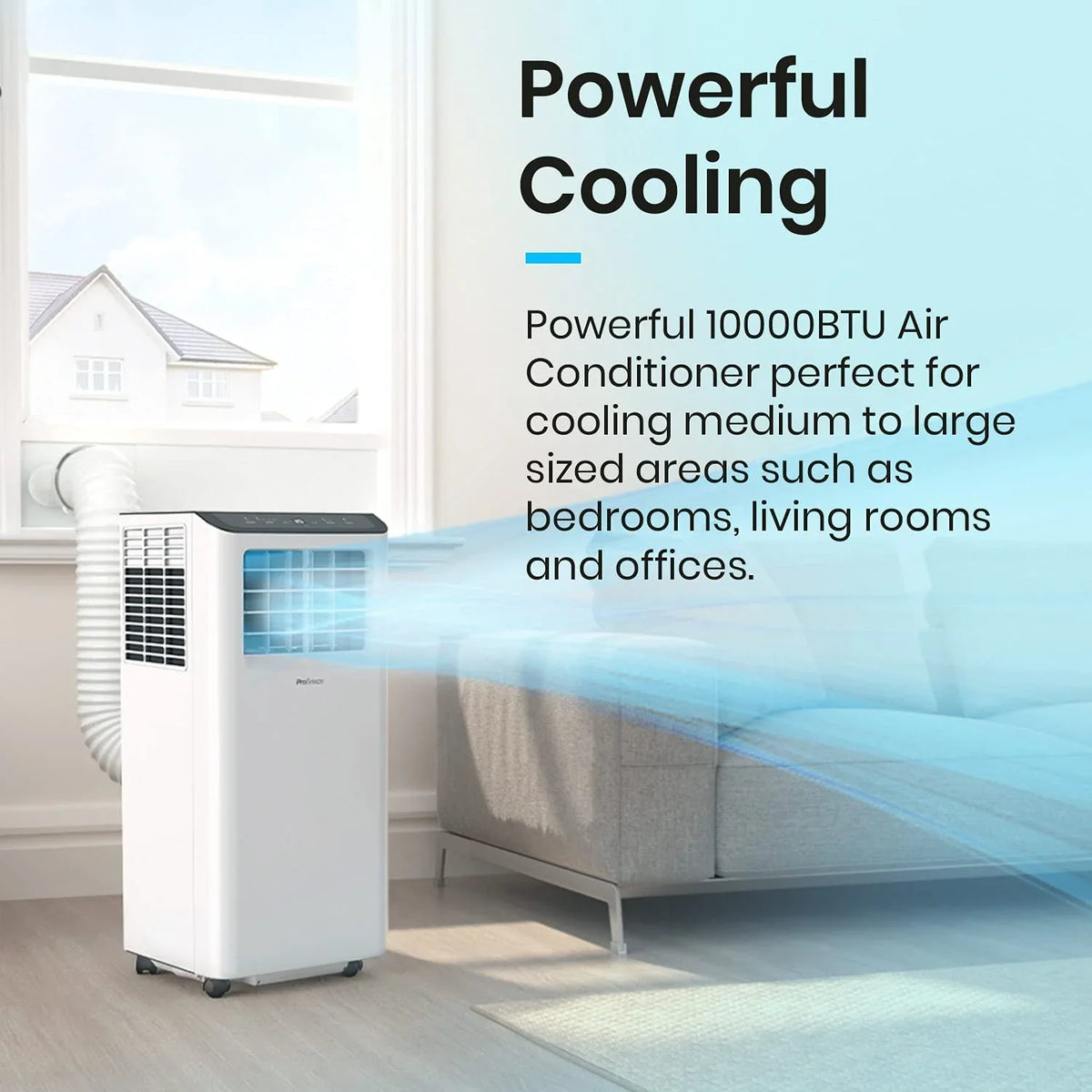 Air Fan, Room Timer, Night, Air Unit, Conditioner Wifi Conditioning Smart Kit, BTU Venting Portable with in Portable Window 1 QCAI Conditioner Dehumidifier, 10000 450SqFt Unit Air 4 for AC