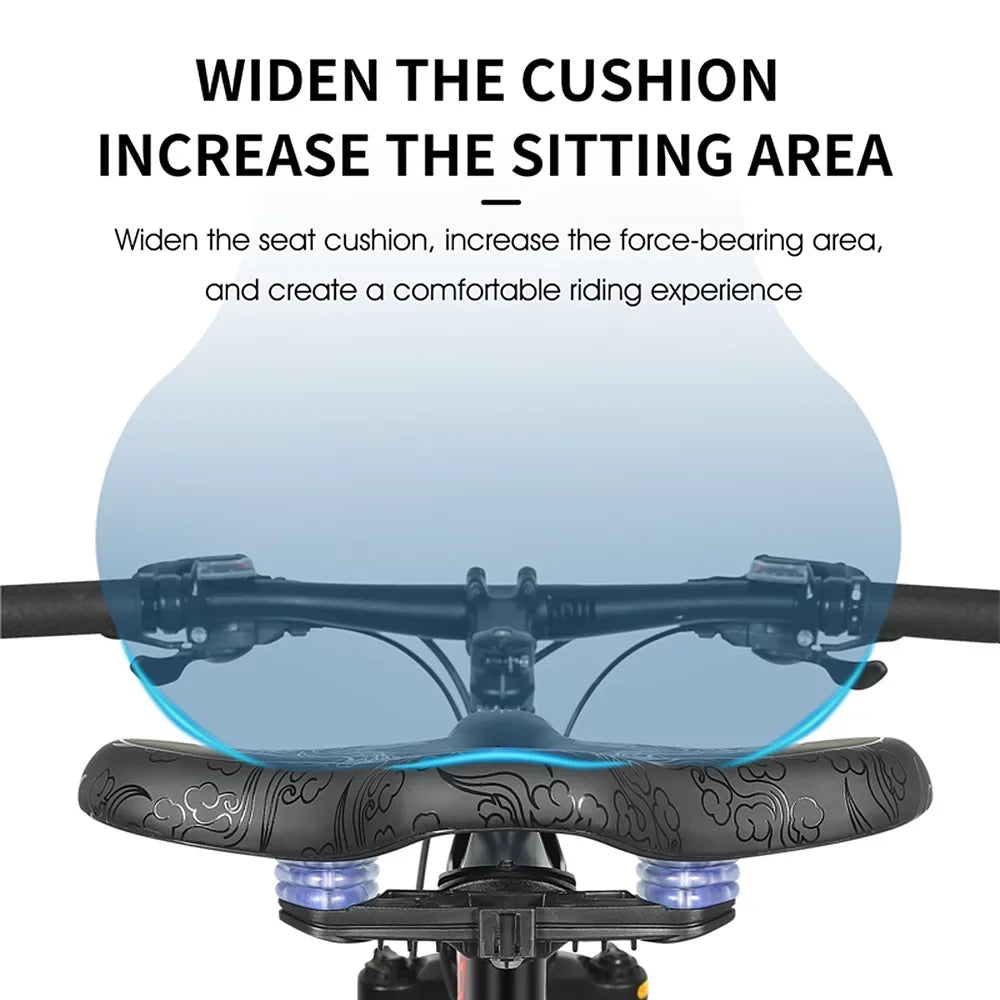 Women Seat Bike Cushion Men Saddle Pad Waterproof Waterproof Saddle WEST MTB Saddle WEST Women BIKING Wide Saddle,Bike Road Men