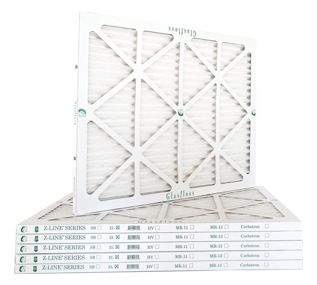 Home 2" USA. - HVAC - Office Air Made - 10 Air Filter - or Filter AC - In 6) Air Pleated or of Filter 25x25x2 - The (Pack Furnace Glasfloss MERV
