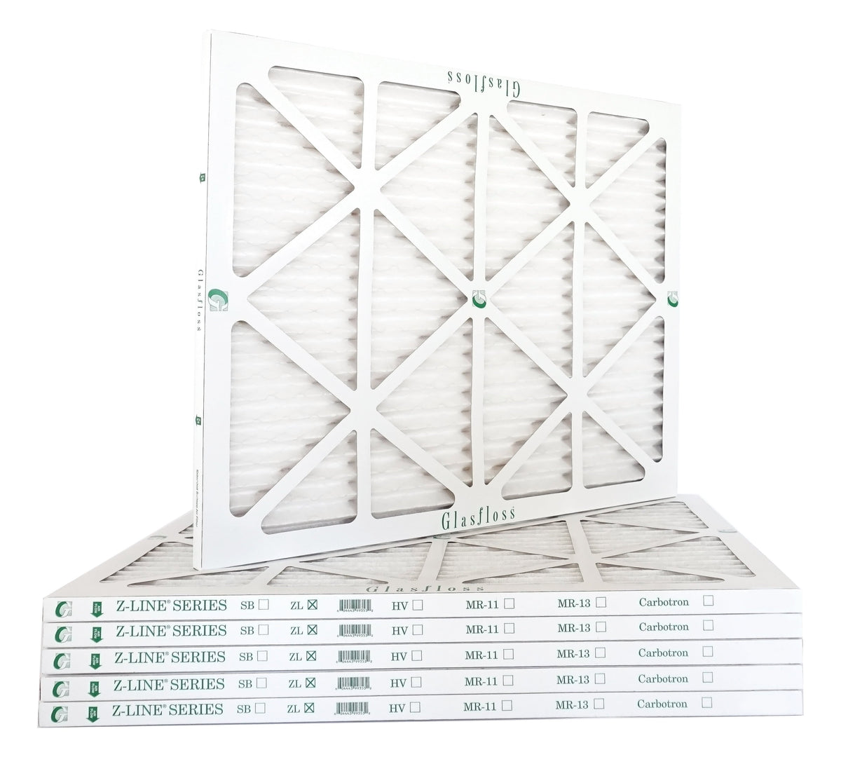 Home 2" USA. - HVAC - Office Air Made - 10 Air Filter - or Filter AC - In 6) Air Pleated or of Filter 25x25x2 - The (Pack Furnace Glasfloss MERV