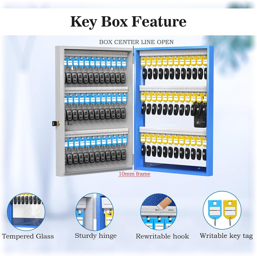 Plus, Mount, Dealership，， for OTP Lock 96 Lockbox, Smart Security Car Half-Remote Bluetooth/Fixed Key APP Cabinet Key Code Share Box Storage Wall