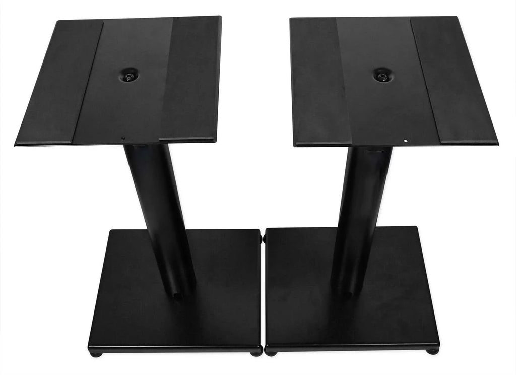 and Pair Stands Steel Studio Monitor RS29B Rockville Bookshelf Black 29" Speaker -