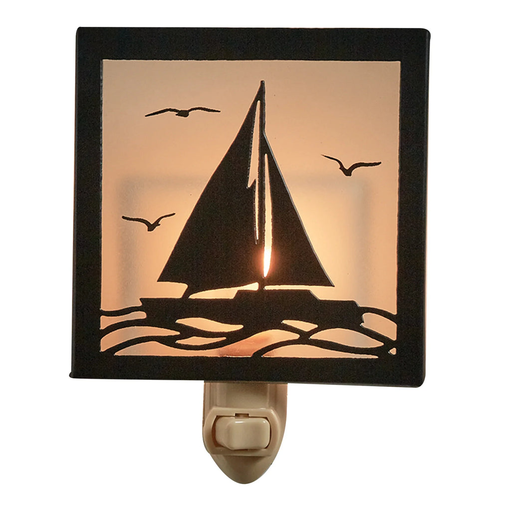 Silhouette Park Sailboat Night Designs Light