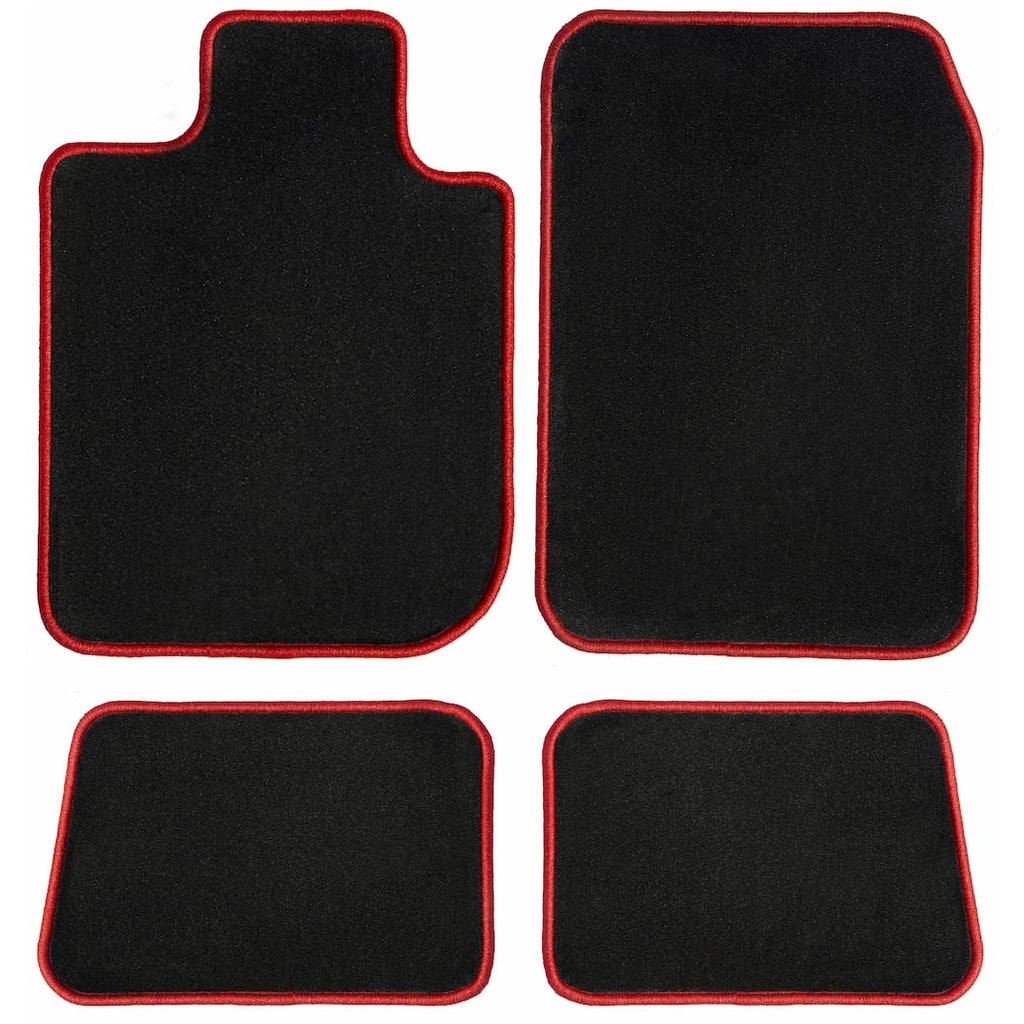 '- Edging & with Carpet Red Passenger 2019, Mats, Black Rear Rav4 2014, for 2018, 2020 / 2017, Car 2013, Driver, Custom Toyota 2016, Mats GGBAILEY Floor Fit 2015, Mats