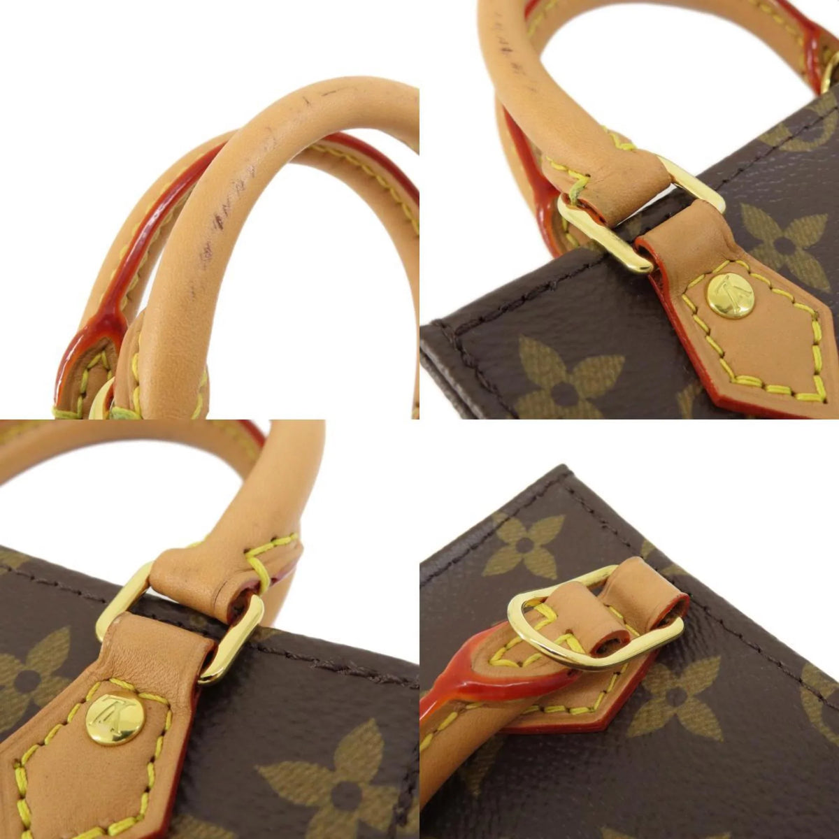 Handbag Petite Pre-Owned Monogram Louis LOUIS Canvas VUITTON (Good) M69442 Women's Pla Vuitton Sac
