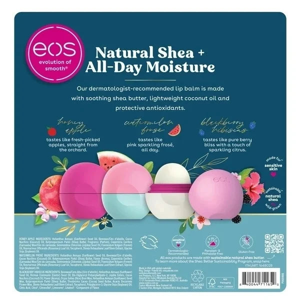 Lip Count Balm 7 Eos Sphere, Fruity