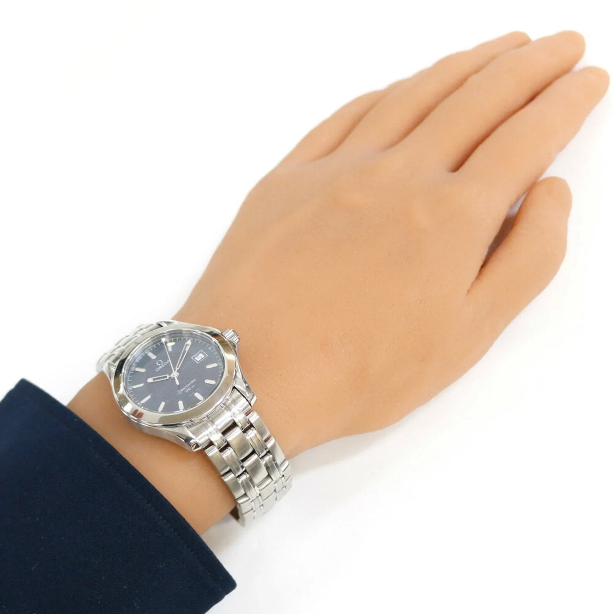 Steel Watch OMEGA Men's Quartz Omega Seamaster 120M (Good) Pre-Owned 2581.80 Stainless