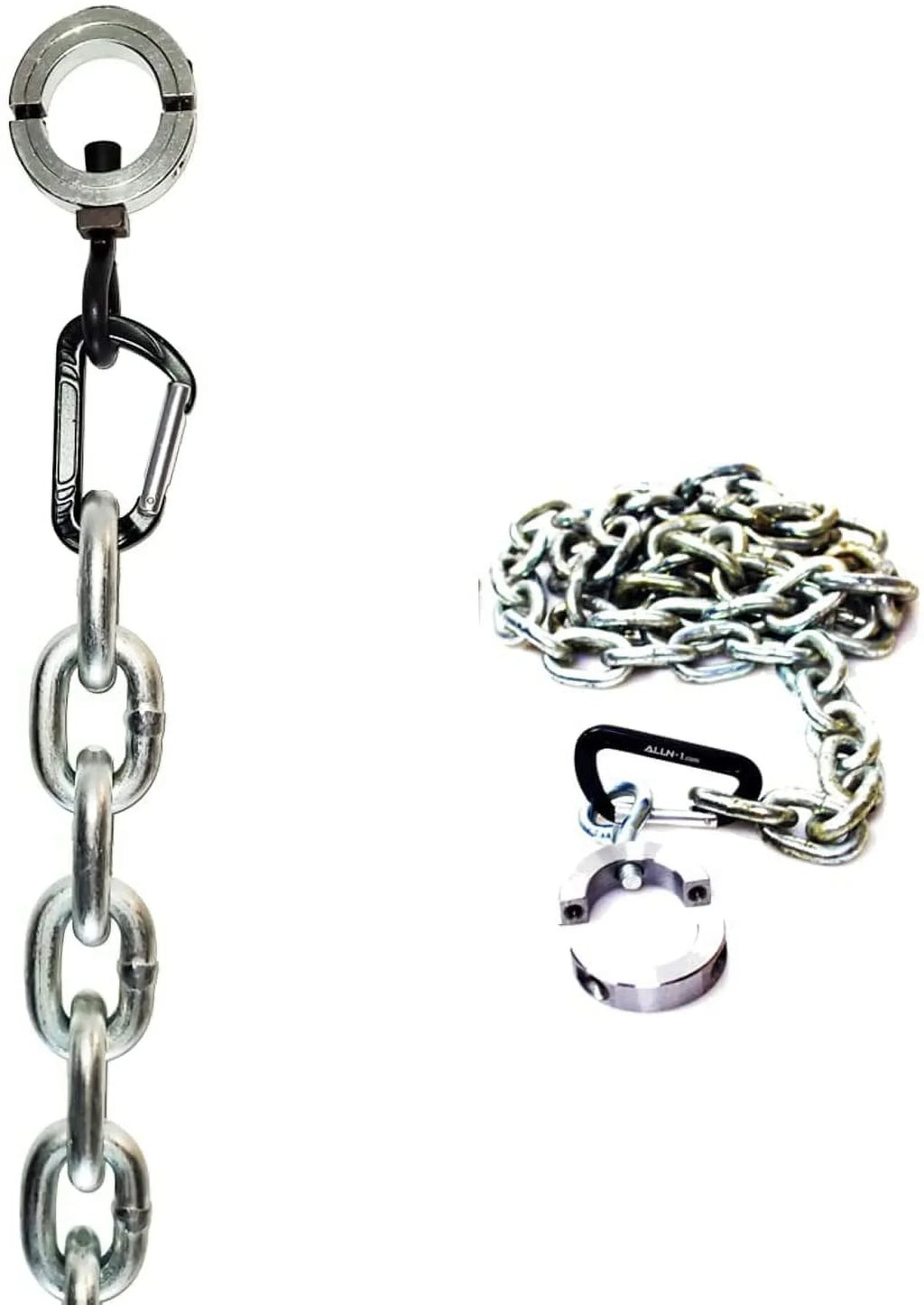 EASY ChainBeast, Chains and Resistance to ALLN-1 Bands F2 for Innovative Barbell Resistance Weight Attach
