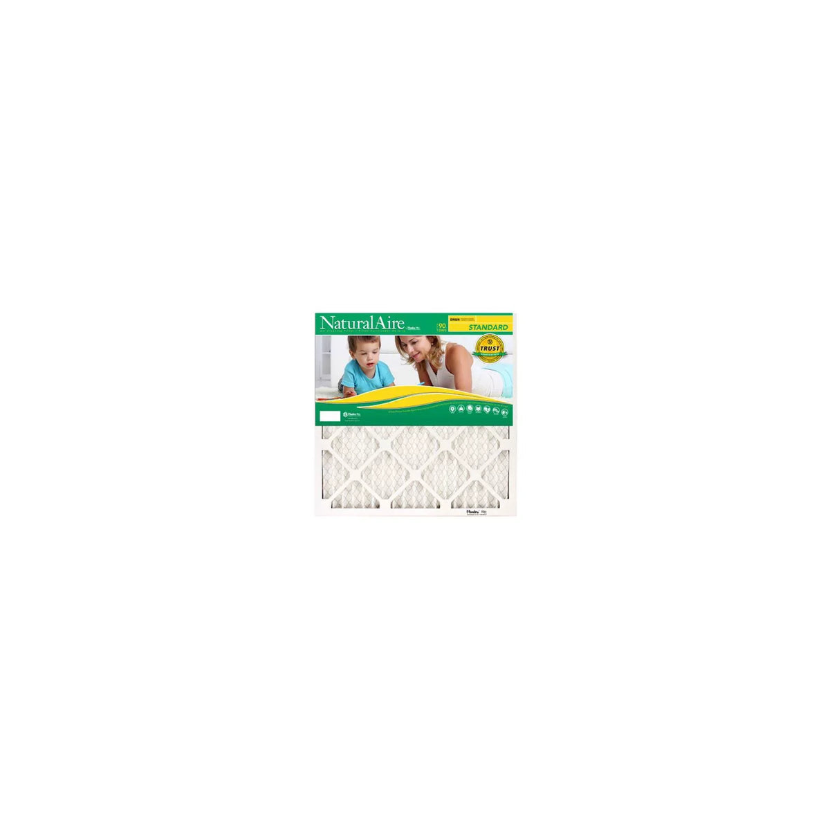 Quantity 8, 90 In. Pleated Filter, MERV 25x25 12 Air B1-2525-8-12 1 Standard - x Days BestAir