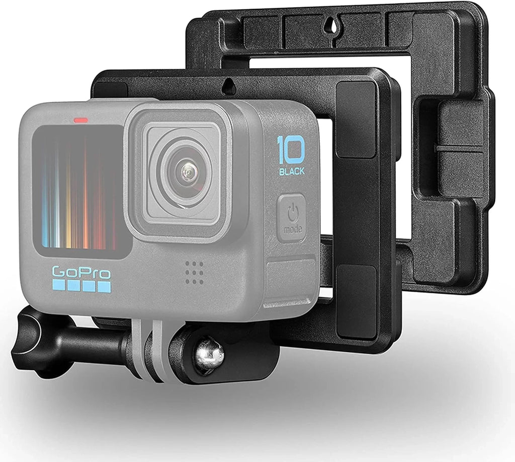 White GoPro Mount 9 5 Clip Magnetic , 4 Super Compatible Bracket 6 Suction for 8 Magnetic 7 10 11 Hero with Black Gopro