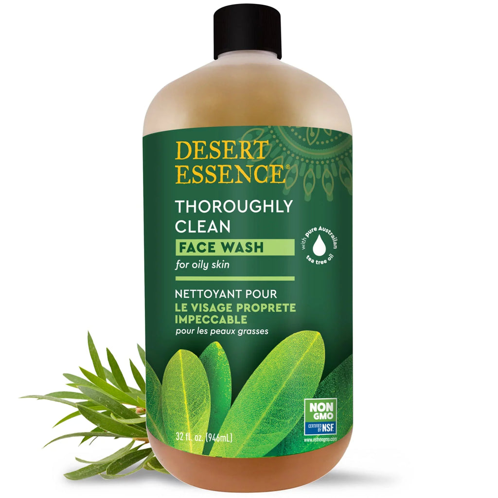 Tree Wash 2) & Tea Oil, Fl Desert (Pack Of With Face Clean Essence, Hydrating Non-Drying, Oz Thoroughly 32