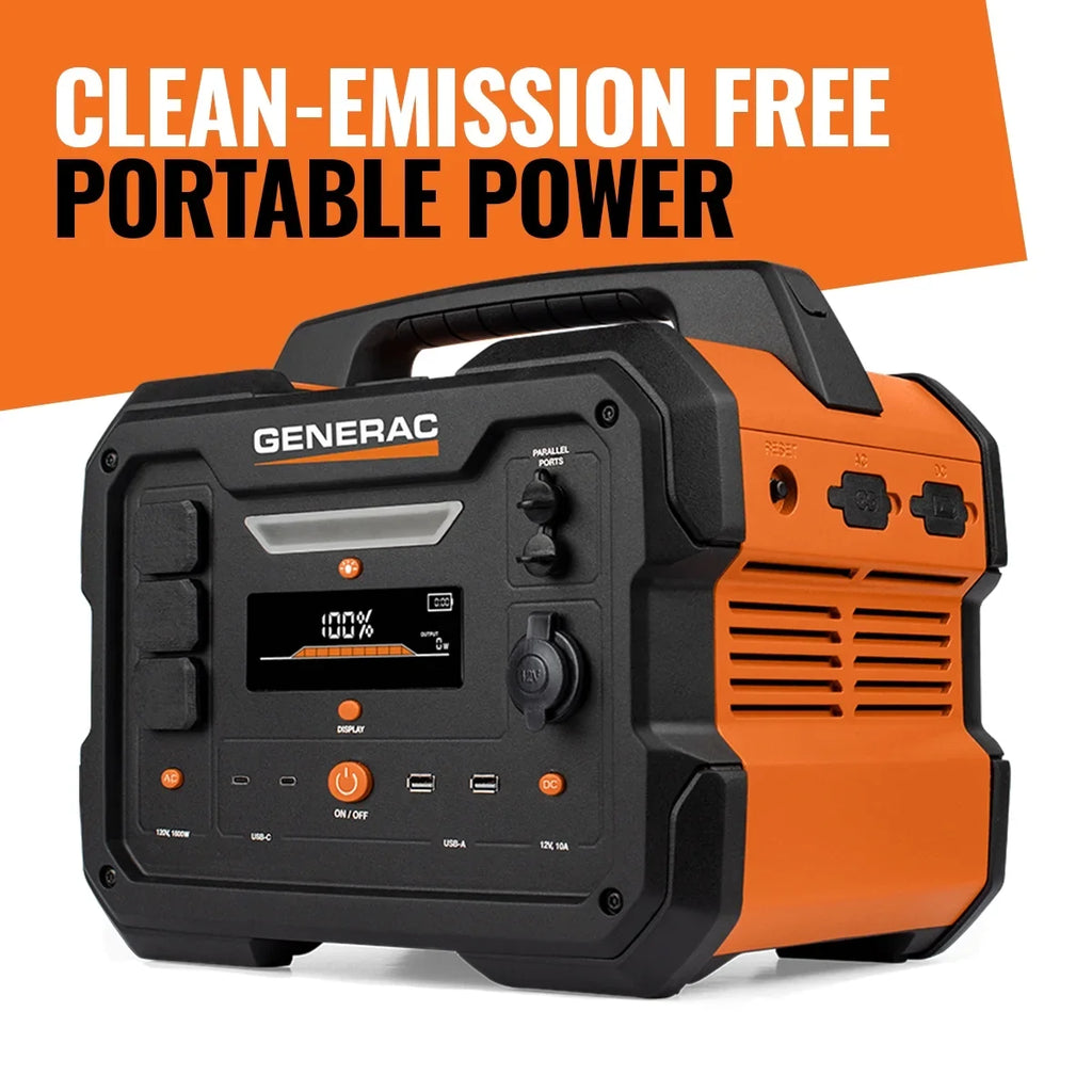 Powered 8026 Compatible Generator Power Panel Station 2106Wh Generac Charging Solar Portable - Battery 1600/3200W