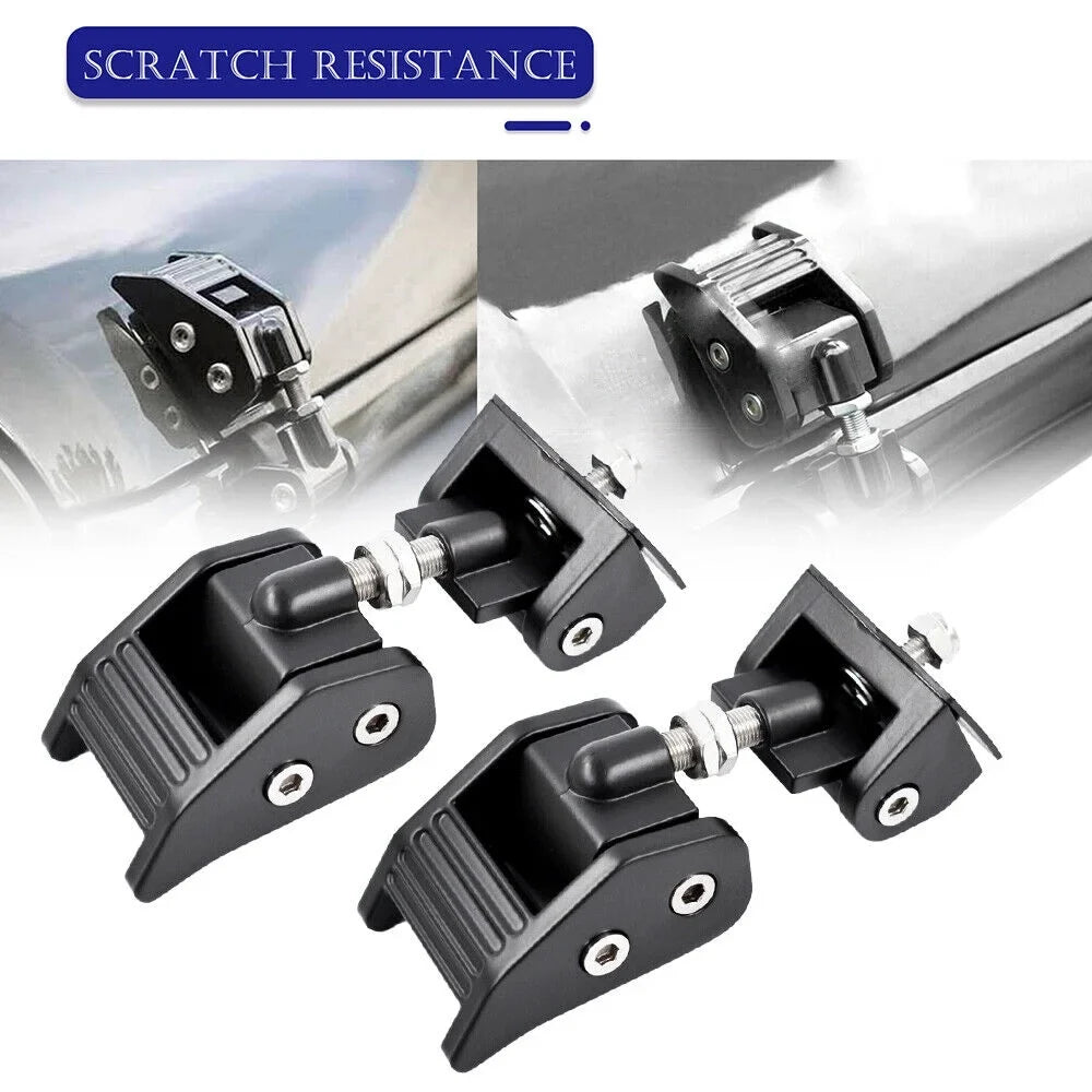 Defend Sturdy Catch for Style in Lock Wrangler JK Black Your Latch Jeep JLLOM 07-18 - Jeep Hood
