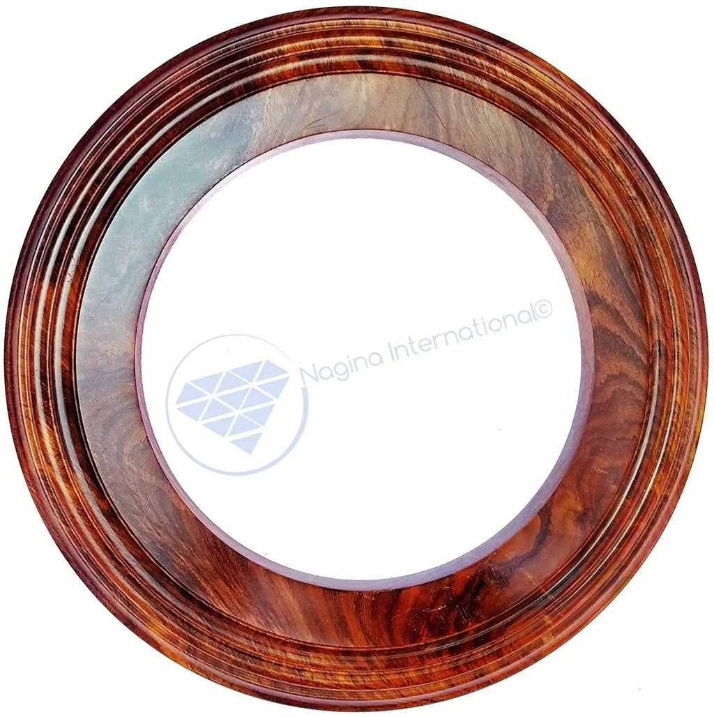 Solid Handcrafted Nagina Base Polished Wooden (12 Hardwood Inches) | International Frame