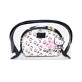 Pcs Bag (White) Waterproof Impressions Makeup Vanity Hello Clutch Kitty 2 Travel Nested Purses, Clutch