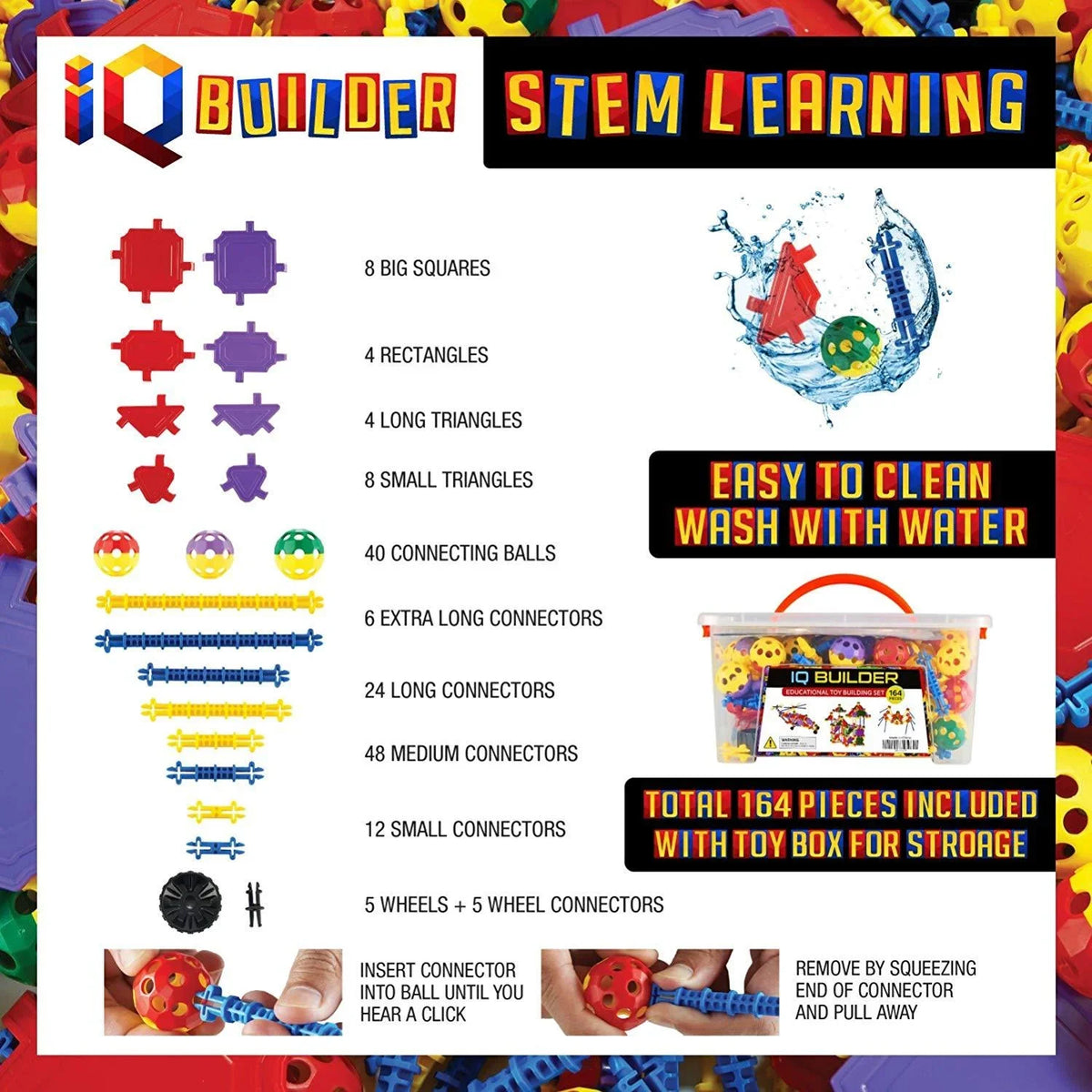 for Toys, 5, Fun Kids IQ and Construction Old, 10 Engineering, BUILDER 6, Learning Girls Year Gift Ages STEM Blocks 7, Creative for Educational 9 - Best 8, and Set Toy Boys Toy Building