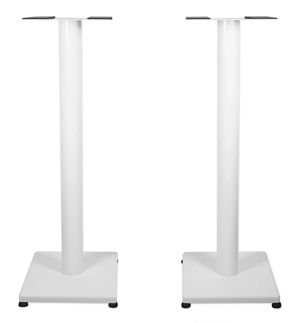 RS29W Stands Studio White 29" Rockville Recording Pair Monitor Steel in Studio