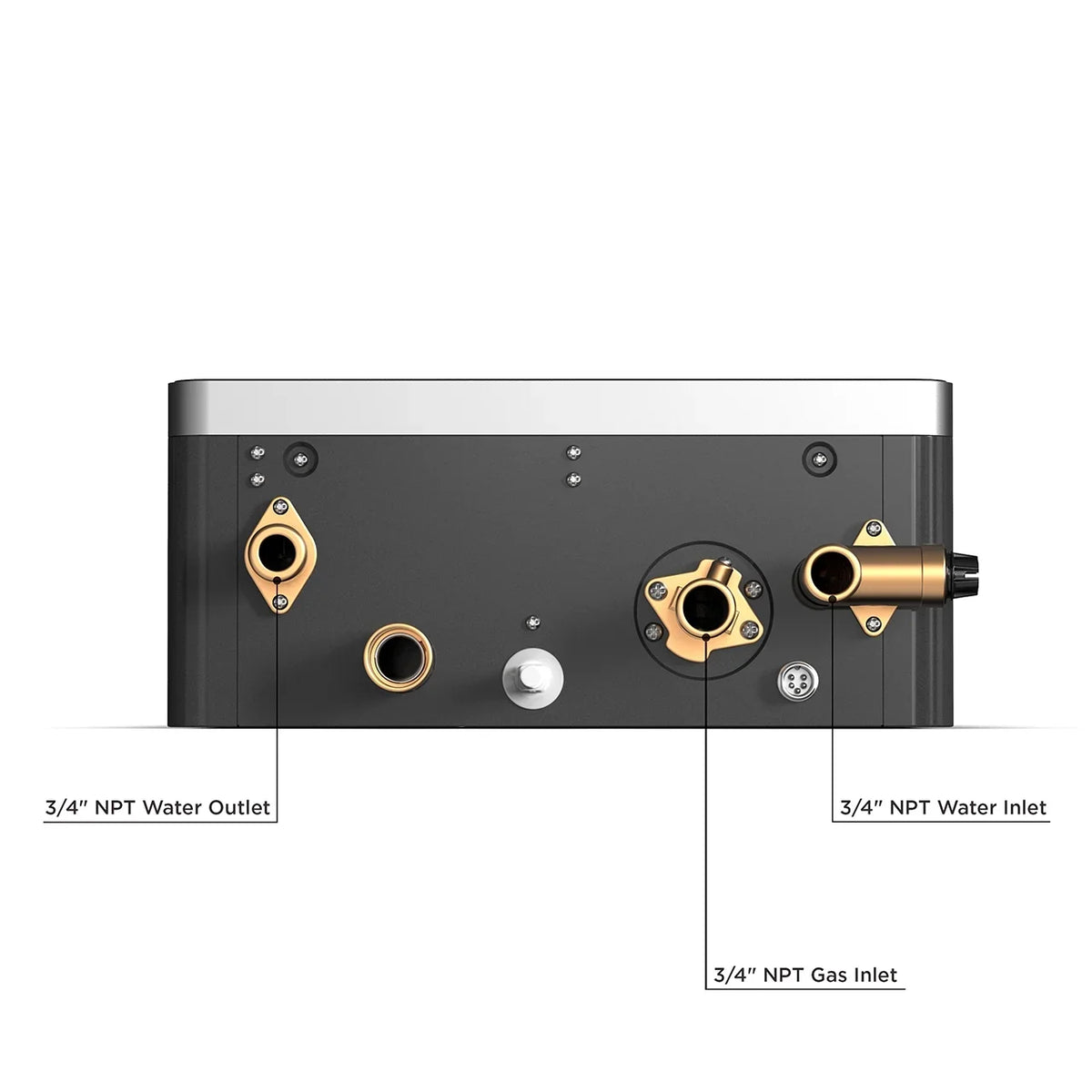 Water Natural Heater Eccotemp EL22 Gas GPM Tankless 6.8 Outdoor