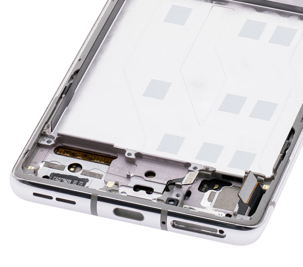8 5G With Silver) For Frame) Frame UW OnePlus (Refurbished) Replacement Assembly (Non-Verizon / (Polar Compatible 5G OLED