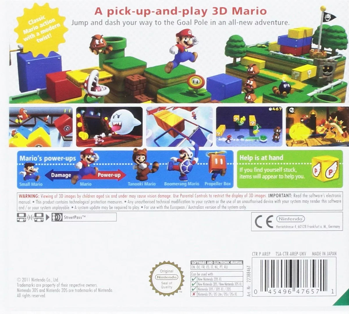 Nintendo Land 3D - 3DS Selects Mario Super Nintendo