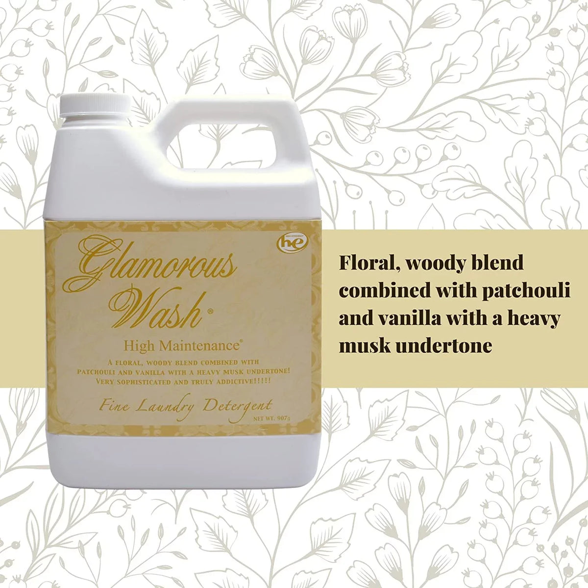 1 Liquid Wash Tyler Candle 907g Glamorous Laundry - High Container, Company Detergent Maintenance