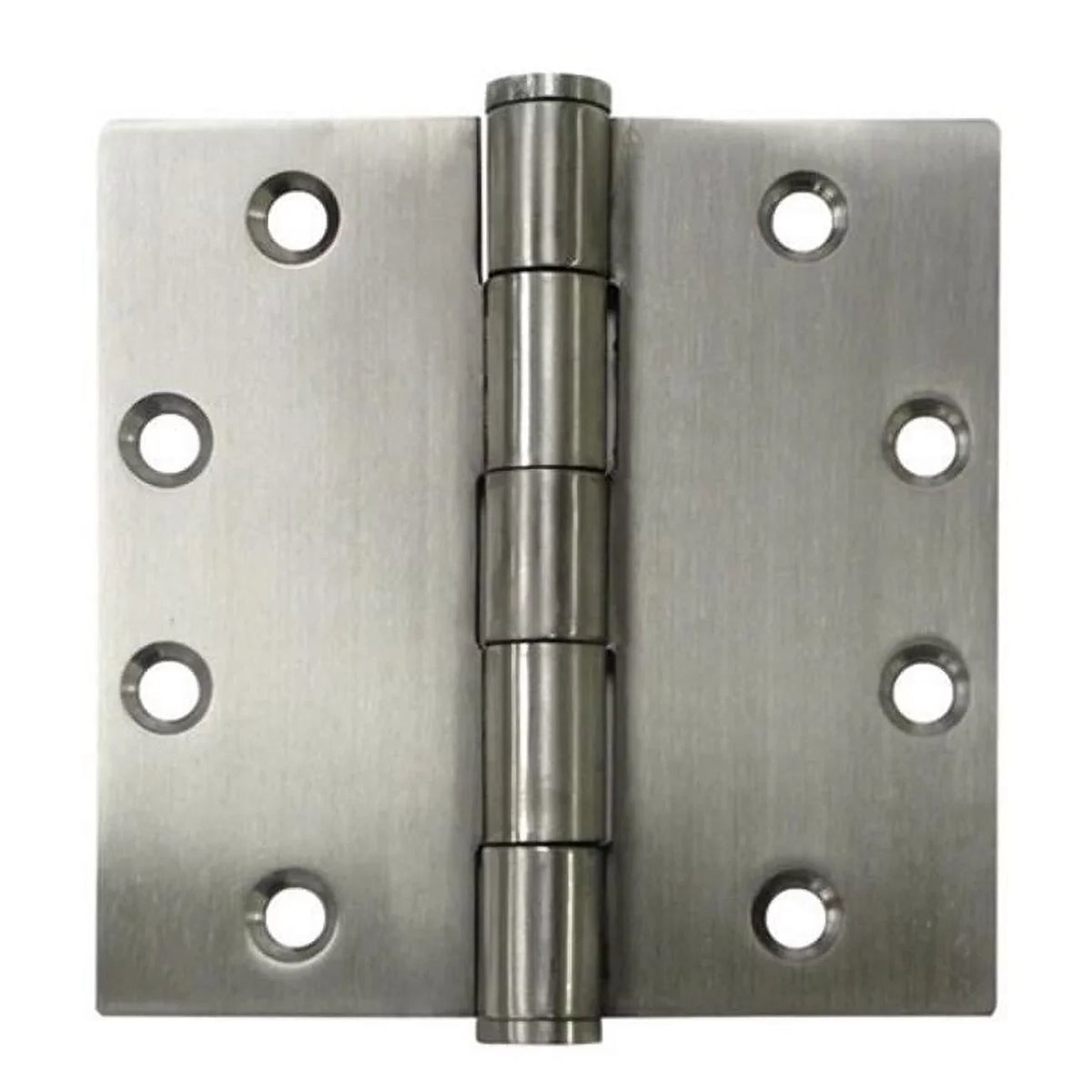 Case 2 24 Pack 4.5 Square Steel - Stainless Satin of Hinge, x - in. 4.5