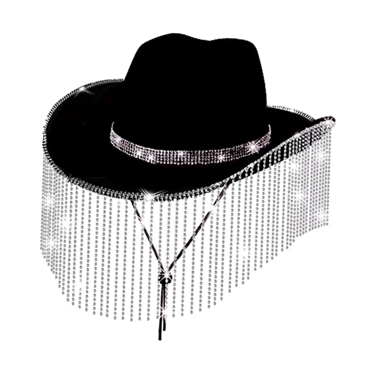 Street Hat Beach Unisex Strap Hat Men Segolike for Festivals Chin Cowgirl Camping Backpacking Black Hat Lightweight Sun Sun with Sunhat Cowboy Protection