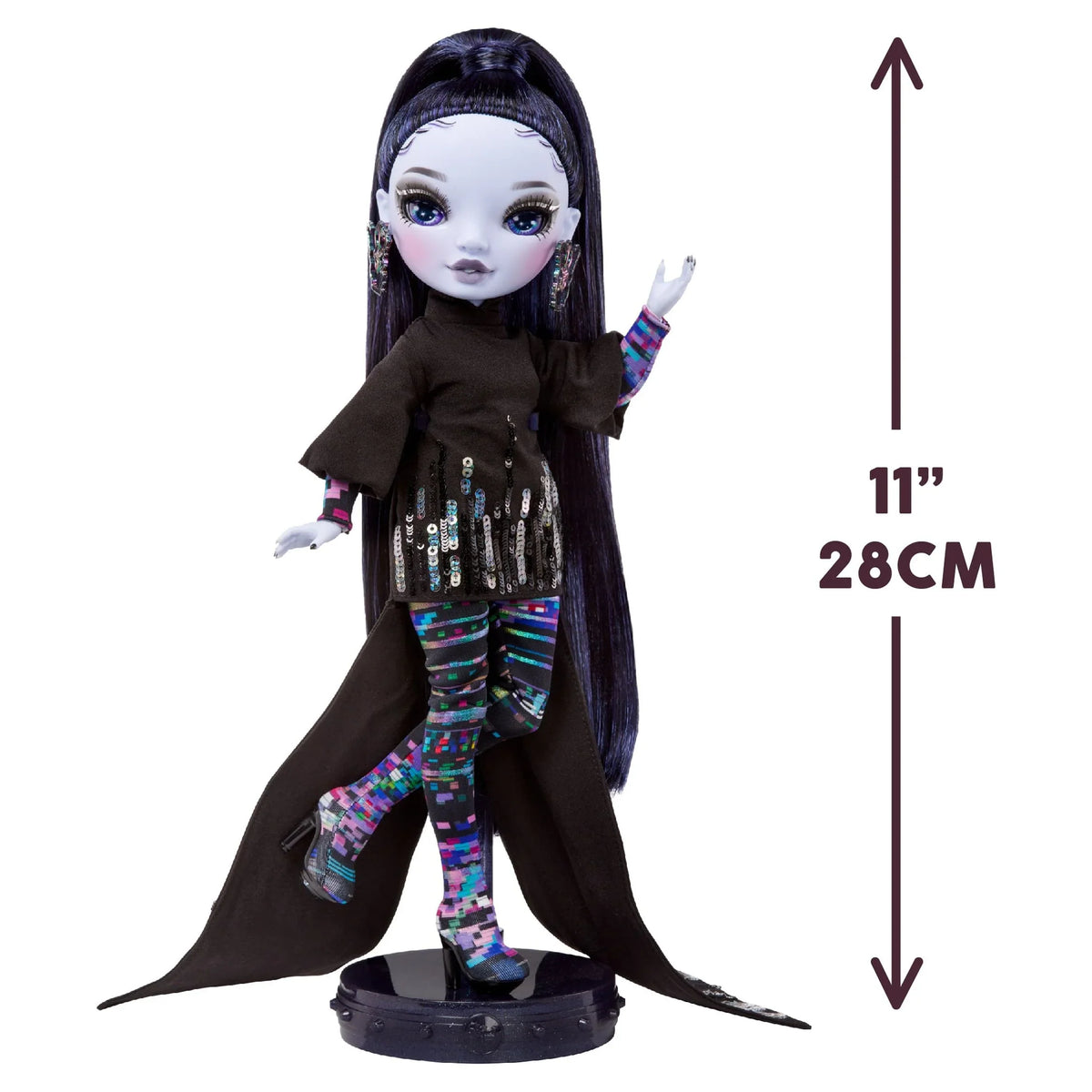 Shadow Reina & High 10+ & Rainbow Doll. Kids - Crowne Purple Outfit High Colorful Fashionable Collectors Fashion for Accessories. Great Glitch 4-12 Gift Old Years Play