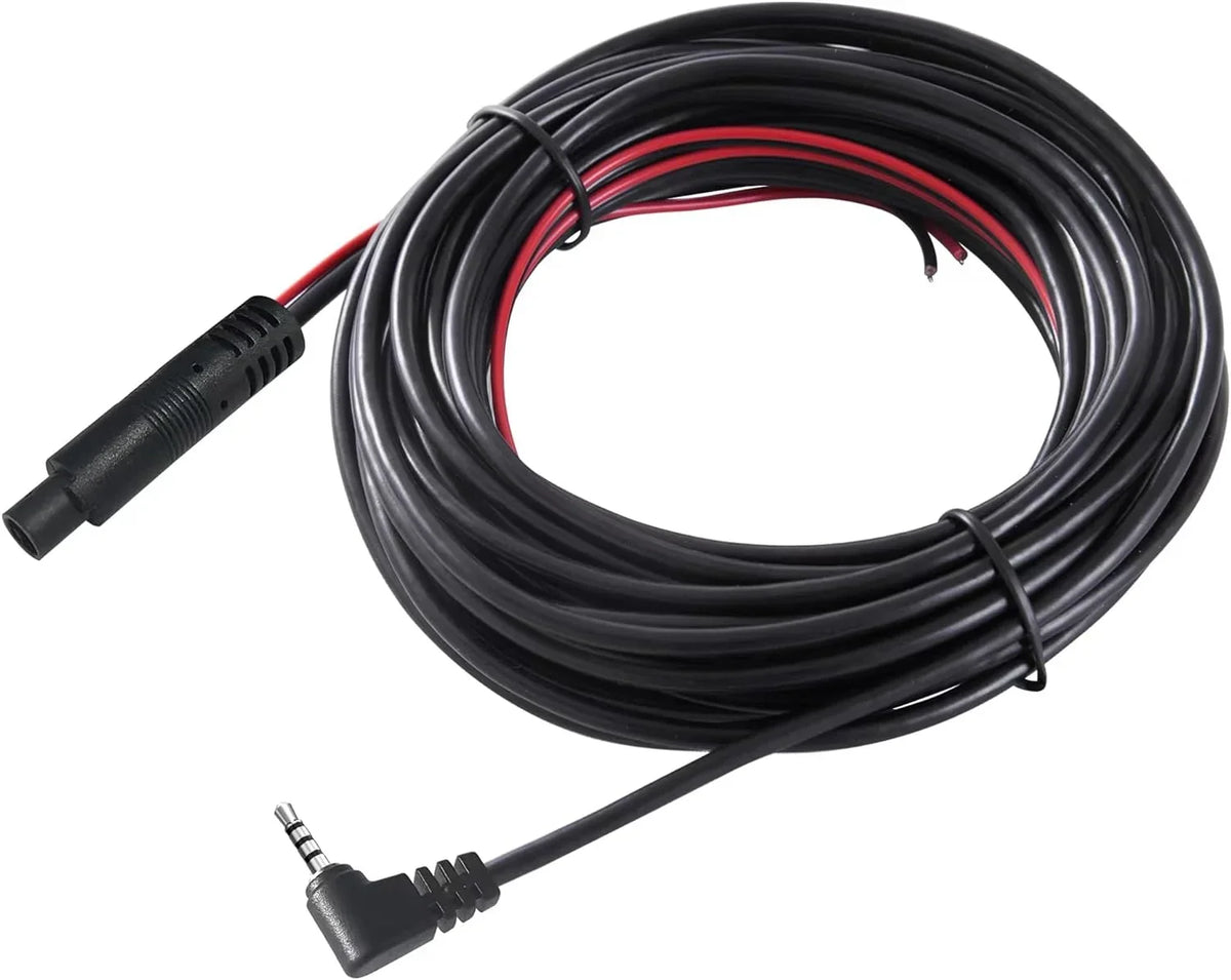Thicker Cable,(35Ft Cam to Dash Cam Shield Rear Camera Mirror Rear Dash 2.5mm Copper View 4Pin 4P) Pure Camera