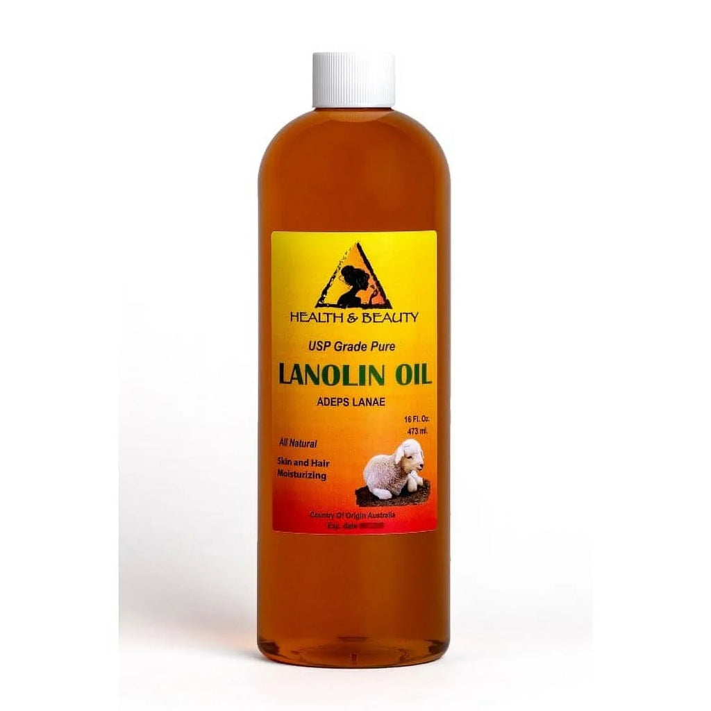 OIL LIPS USP GRADE 100% OZ SKIN PHARMACEUTICAL LANOLIN MOISTURIZING HAIR PURE 32