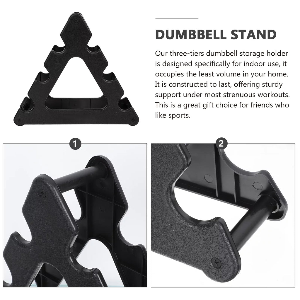 Fitness Holder Dumbbell Qumonin Accessory Plastic Weight Rack Stand