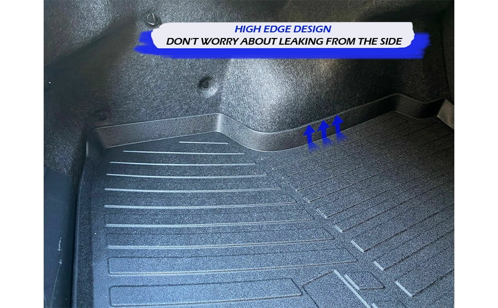 Cargo Non-Slip Trunk Raised Liner – Design Rubber Altima Pre-Cut Mat Nissan – – for with Mat Mats for 2013-2023 Cars Trunk EA Trunk Lip Install Laser – to Weather-Resistant – Easy Car EACCESSORIES