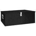 x Vehicle, Lockable H) 14.6 39.4 x Case Aluminum (L Organizer Trailer x x Anself Underbody 21.7 Garage, Box Box Truck W Camping Trip Toolbox Inches for Tool Black Storage
