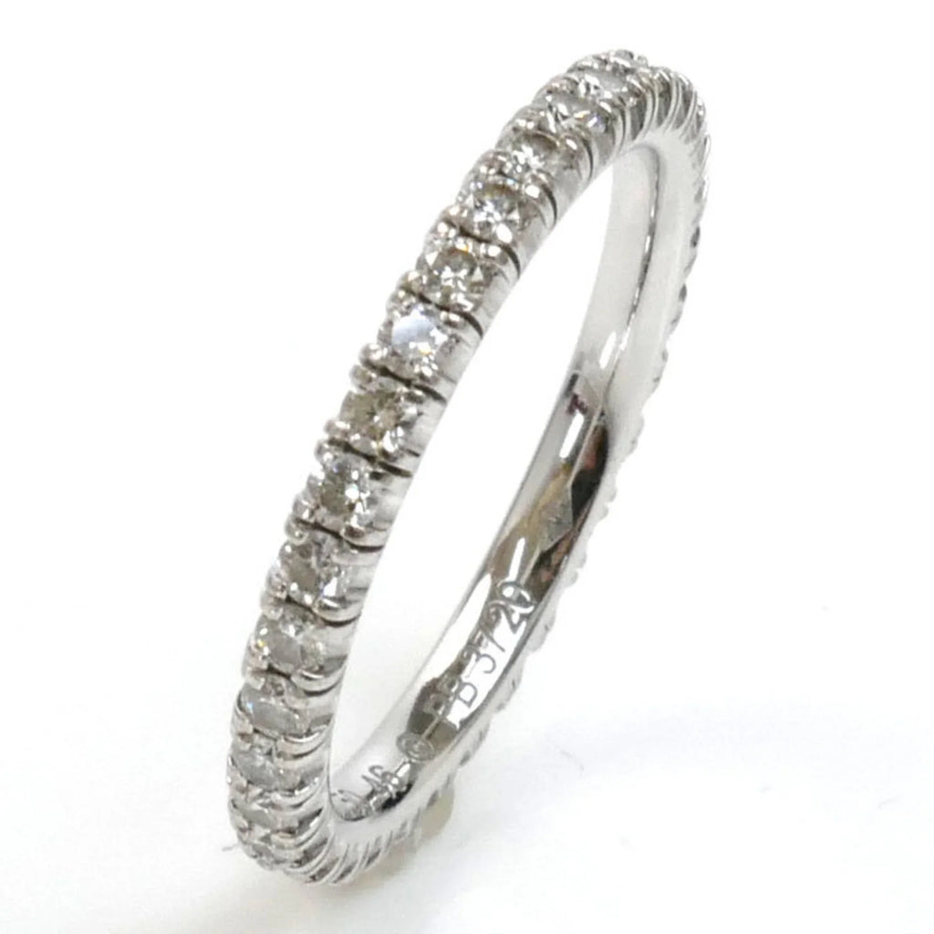 B4077946 K18WG Full Size Cartier Gold 46 (Good) Ring 1.6g 6 Etincelle Pre-Owned Eternity Women's CARTIER de White