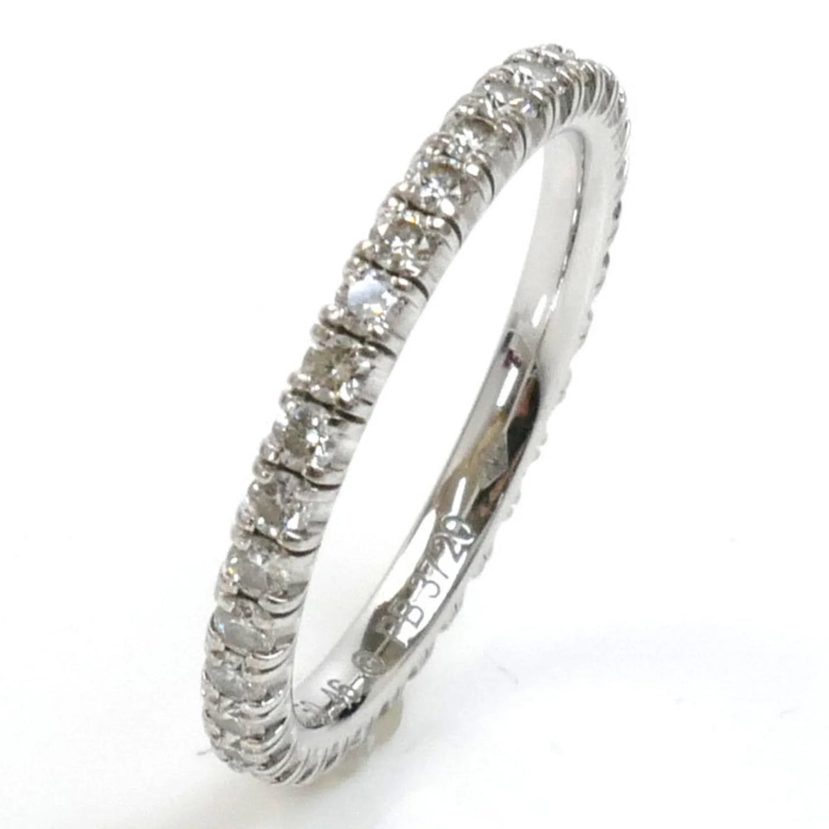 B4077946 K18WG Full Size Cartier Gold 46 (Good) Ring 1.6g 6 Etincelle Pre-Owned Eternity Women's CARTIER de White