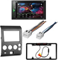 Touchscreen WVGA Receiver DVD/CD Bluetooth/Backup Camera/Installation Car DIN Nissan Digital Kit/in-Dash AM/FM with Titan for 2004-2005 Pioneer W/ Stereo 6.2" Media Bundle KIT4907 Double