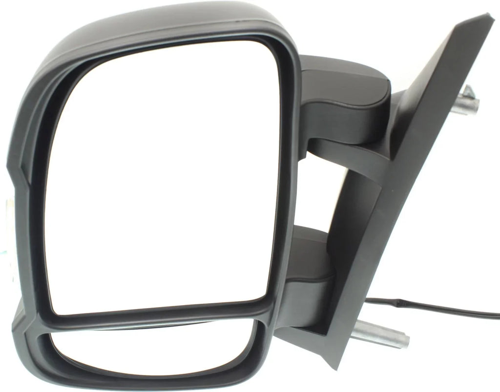 Ram 2014-2018 Compatible ProMaster Left Black Kool-Vue In-housing Textured With Mirror 1500 Signal Driver Light 2500 Side
