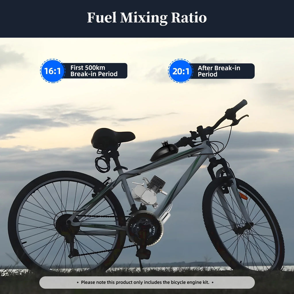 Petrol 2 26" Miumaeov /28" 100CC Bike Set Kit Stroke Gas Motorized Most Kit Bicycle for Engine Full Bicycle Engine