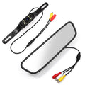 Camera Reverse Backup View System 4.3" Night Driving Mirror Rear Parking Vehicles Cam Cheefull Vision Camera Car Camera